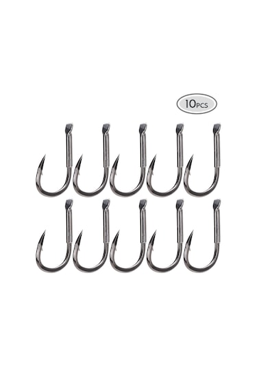 Yuntech01 10 Adet 16 Büyük Balık İçin Yüksek Karbon Çelik Oku Iğnesi - Keskin Uçlu, Dayanıklı, Zıplama Engeli, Deniz Balıkçılığı İçin