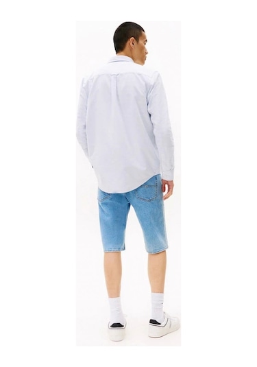 Tommy Hilfiger Erkek Oxford Gömlek Beyaz