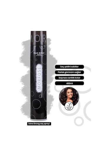 Morfose Extra Strong Saç Spreyi 3 x 400 ML