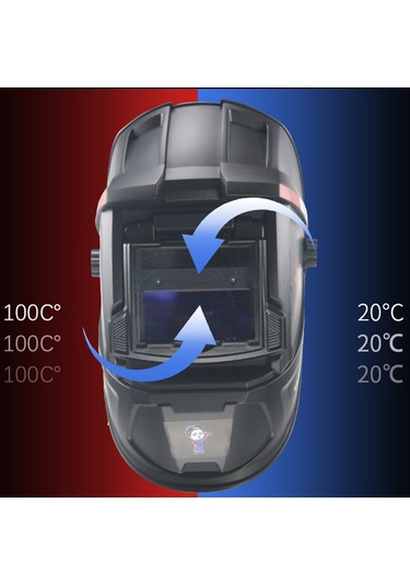 Symbee Otomatik Kararan Kaynak Maskesi - Profesyonel Kaynakçılar İçin Yüz Koruma