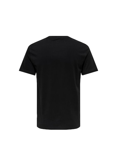 Only & Sons Erkek T Shirt 22025208 Siyah
