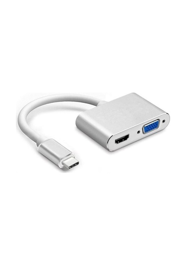 Netojen Nt-430 Type-c To Hdmı & Vga Converter