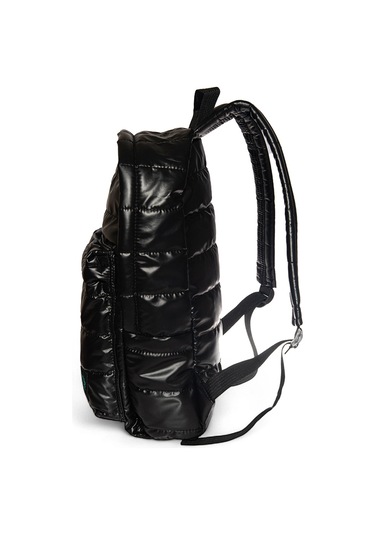 Biggdesign Moods Up Relaxed Kapitone Sırt Çantası Su Geçirmez Kumaşlı Okul Ve Laptop Çantası Siyah Siyah