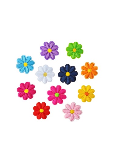 36 Adet İşlemeli Ütüyle Yapıştırılan Yamalar, İşlemeli Kendinden Yapışkanlı Ütüyle Yapıştırılan Yamalar