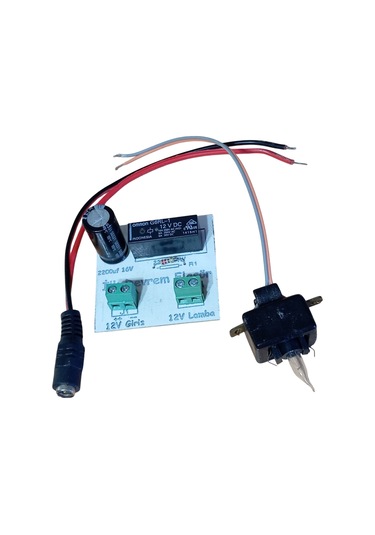 İlk Devrem Adaptörlü Soketli Lambalı Flaşör Devresi - Monteli Beyaz