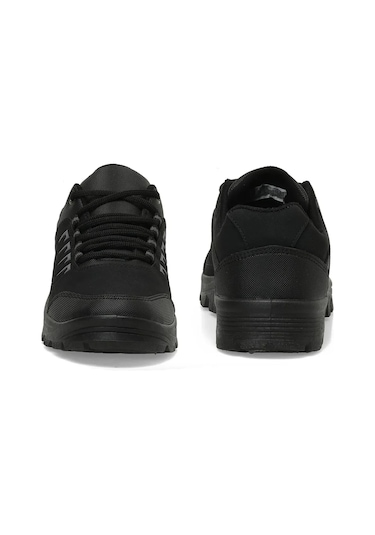 Ghattix Kışlık Erkek Günlük Trekking Ayakkabı Siyah Siyah
