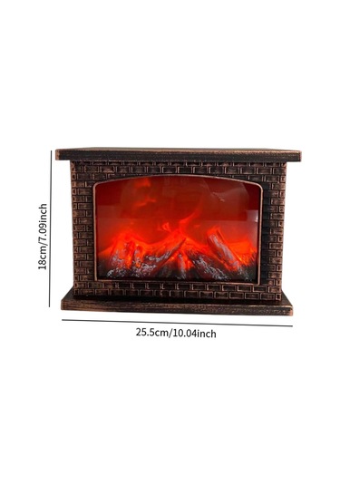 Suntek Led Şömine Fener Yılbaşı Süsü Patio Ofis Için Dekoratif