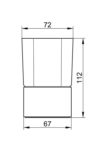 Keuco Aks Elegance Diş Fırçalığı Tezgah Üstü Krom Keu.1165 Diğer