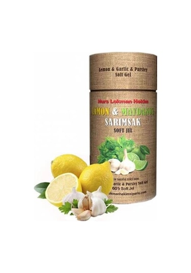 Nurs Lokman Hekim Limon Maydanoz Sarımsak Kürü 60 Softgel