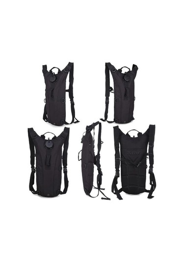3l Su Hidrasyon Sırt Çantası Bisiklet Paketi Spor Sırt Çantası Koşu Yürüyüş Tırmanma Seyahat Sırt Çantası Su Çantası Kılıfı Mesane Sırt Çantası Su Torbaları Fıbo24 Siyah