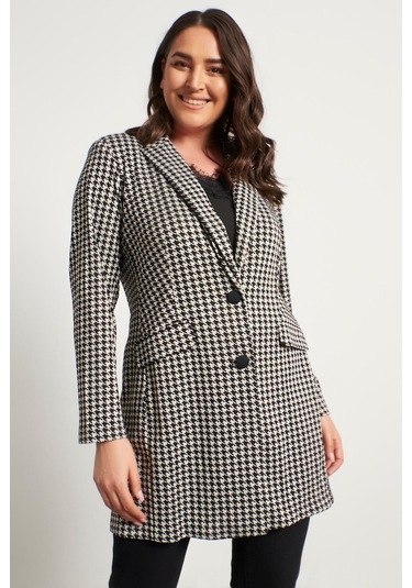 Astarsız Örme Uzun Ceket (532244936)