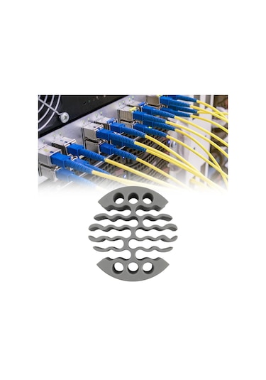 Homyl Ağ Kablo Demeti Tarak Kategori 6'ya Uygun Çap 3 Inç