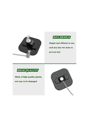 Gajeena Çocuk Güven Kilitleri - Çok Yönlü Esnek Ayar, Çeşitli Mobilyalar İçin, İz Olmayan Yapıştırıcı, Abs+paslanmaz Çelik Malzeme Beyaz