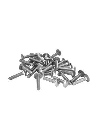30pcs M8x40 Stainless Carriage Bolts Dın 603 Standart