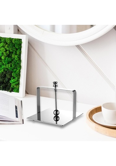 Trendooze Homyl Peçete Tutucu Modern Harfler Raf, 13.8x15cm, Arjantin Tasarım Arjantin