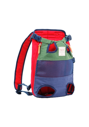 Samdoo Kediler Ve Köpekler İçin Kanvas Mesh Sıcaklıklı Taşıma Çantası, Dışarı Çıkışlar Ve Seyahatler İçin, 12 Kg'a Kadar, Gri/mavi/kırmızı Seçenekleri