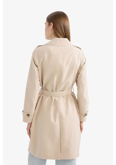 Defacto Regular Fit Trençkot E8578ax25auer128 Ekru