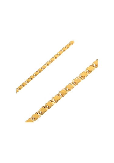 Pullu Bileklik 3 Mm 14 Ayar Altın Altın