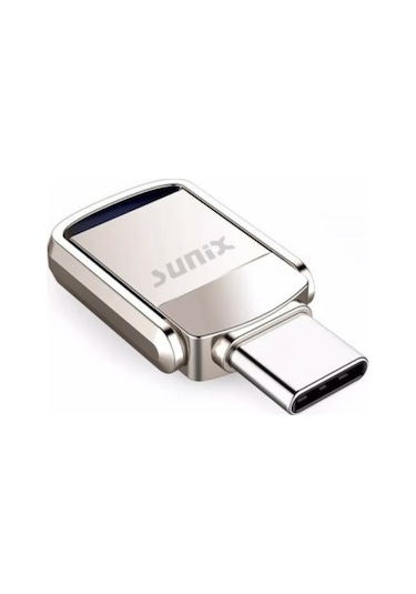 Sunix 32gb Type-c To Usb 3.0 Hızlı Usb Flash Bellek Otg Çift Griş