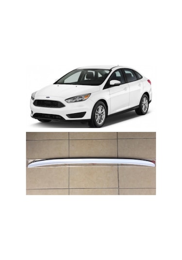Ford Focus 3. 3.5. 4 Sedan Kasa Bagaj Üstü Spoiler Parlak Beyaz