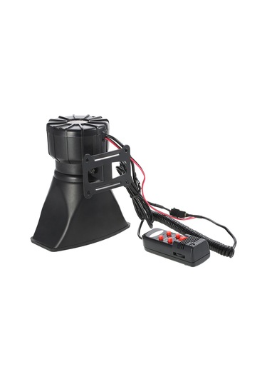 Honmex 12v 60w 5 Sesli 300db Yüksek Sesli Alarm Sireni, Araba, Minibüs, Motosiklet Ve Botlar İçin Evrensel Abs Plastik Horn