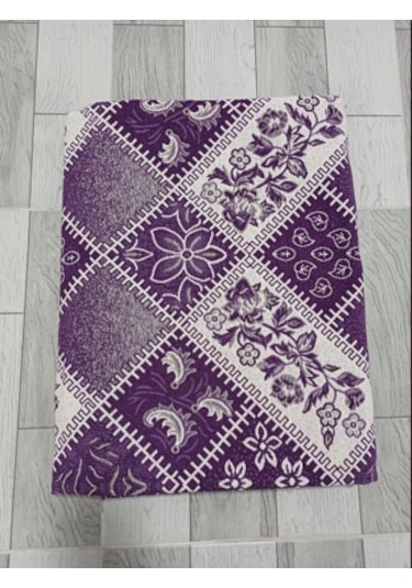 Savan Dokuma Halı Örtüsü 6m² Kale Lila3 Lila