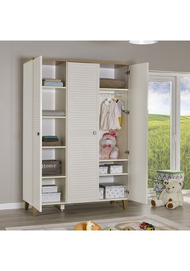 Meltem Kids Vera Genç Odası Üç Kapılı Dolap