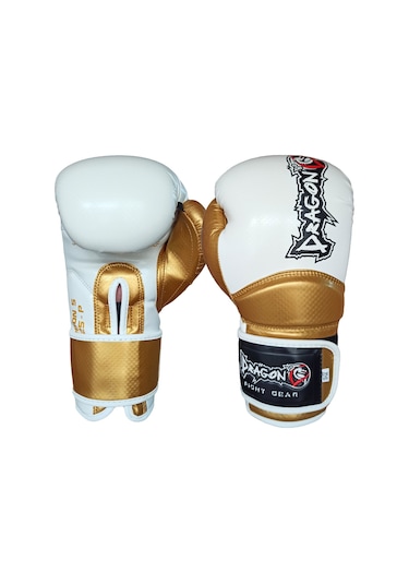 Aksaspor Dragon Carbon 5 Muay Thai Boks Ve Kick-Boks Eldiveni Beyaz