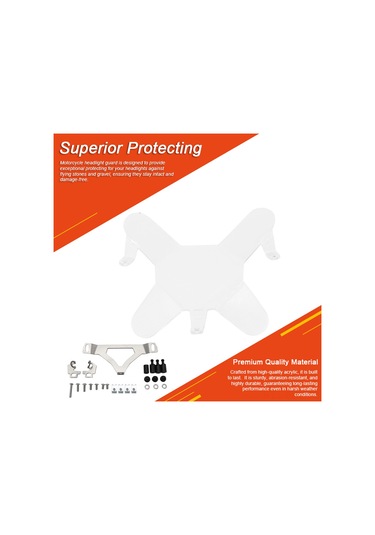 Padalink Bmw R1300gs 2023-24 İçin Şeffaf Akrilik Far Koruyucu Kiti - Taş Ve Çakıl Zararından Koruma, Kolay Kurulum, Dayanıklı Motosiklet Aksesuarı