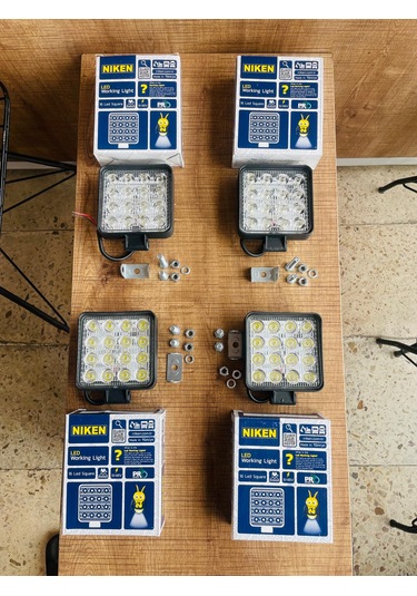 Tüm Traktörlere 16 Lı Led Lamba 4 Adet Takım