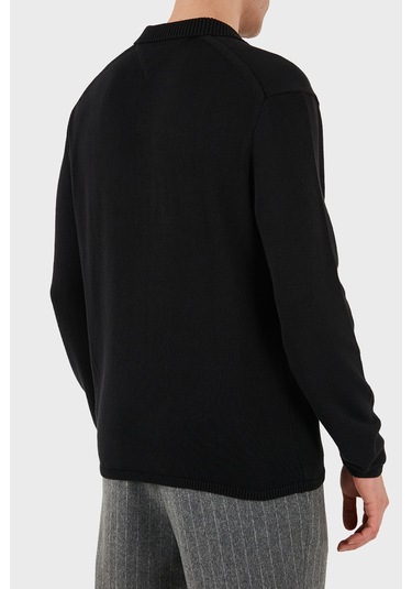 Tommy Hilfiger Erkek Polo Yaka Sweat Mw0mw40444 Bds Siyah Siyah Tommy Hilfiger Erkek Polo Yaka Sweat Mw0mw40444 Bds Siyah Siyah