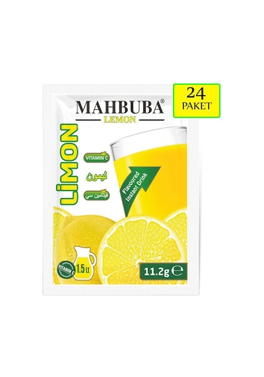 Mahbuba Mango Aromalı Soğuk Toz İçecek 24x11.2gr 11.2 G