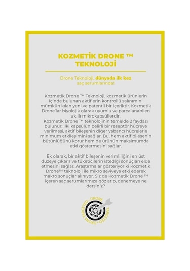 the fair. Drone-Targeted Keratin Kırılma Karşıtı Vegan Saç Serumu %1 Hyalufiller Drone + Keratin 50 ML