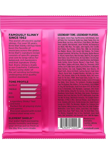 Ernie Ball 2223 Super Slinky Nickel Elektro Gitar Teli (9-42)
