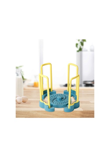 Suntek Magideal Bulaşık Kurutma Rafı Esnek Uzatılabilir Sarı-ve-mavi