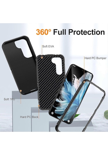 Samsung Galaxy S23 Hibrit Pc + Tpu Kılıfı, Kaymaz Ve Darbeye Dayanıklı Arka Kapak, Çok Renkli Stil G Çok Renkli İle Uyumludur Çok Renkli