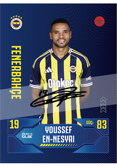 Fenerbahçe - Pulse Futbolcu Kartları 2025/26 - Paket