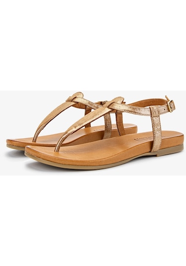 Valmenti Ola Kadın Rose Metalik Hakiki Deri Duz Sandalet 766 1541 Bn Sndlt Y24 Pudra