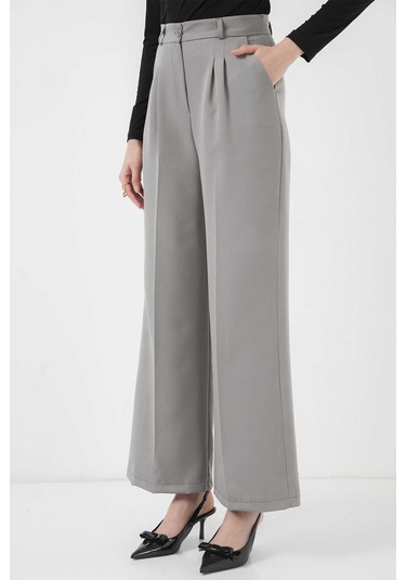 Gabria Bol Paça Cepli Pantolon Gri