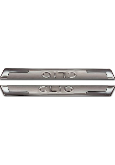 intakrom Renault Clio 4 Krom Ön Kapı Eşiği 2 Parça - Hb - Sw