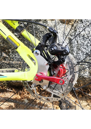 Vkemall Bisiklet Disk Fren Dönüştürücü - Mtb Yol Bisikleti Fren Performansı Artırıcı Alüminyum + Paslanmaz Çelik Taban Mavi