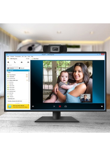 Springsun 1080p Web Kamerası Otomatik Odaklama Usb Web Kamerası Dahili Gürültü Azaltma Mikrofonu Dizüstü Bilgisayar Masaüstü İçin
