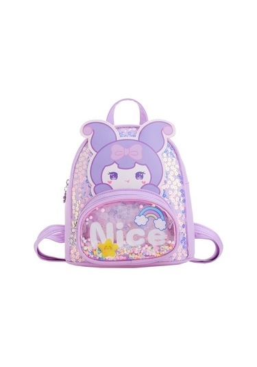 Sevimli Çizgi Çocuk Okul Çantası Eyzlmd Çok Renkli