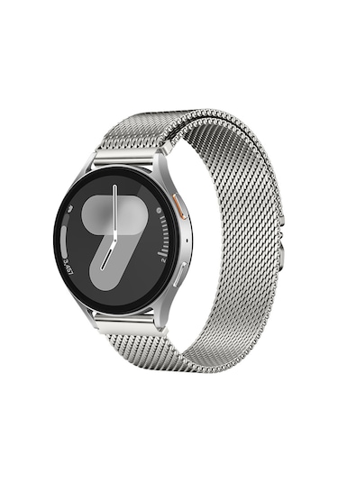 Huawei Honor Magic 2 46mm Cppl Krd-25 Metal Hasır Kordon - Gri Gri