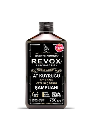 Revox At Kuyruğu Bitki Özlü Özel Saç Bakım Şampuanı 750 ML