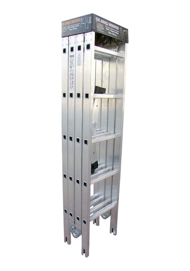 Beykon 20 Basamaklı 1.6 MM Kalınlık 5.70 M Çok Amaçlı Merdiven - ELIT 45