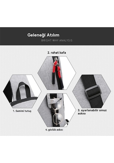 Kungfu Panda Moda Erkek Crossbody Çanta, Sırt Çantası, Gündelik Açık Hava Sporları Bel Çantası, Çok Amaçlı Omuz Çantası Çok Renkli