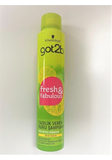 Schwarzkopf Got2b Fresh & Fabulous Kuru Şampuan 200 ML