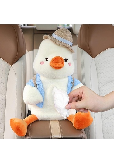 Createtech Tutucu Suntek Ördek Magideal Kutu Çöp Can Araba Karikatür Doku Çok Renkli