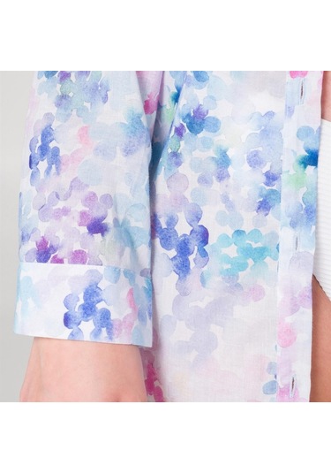 Helen Vual Plaj Gömlek Elbise Mor